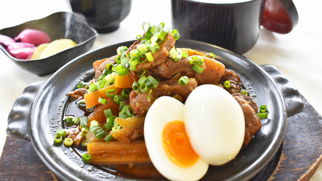 常陸牛のすじ煮込み